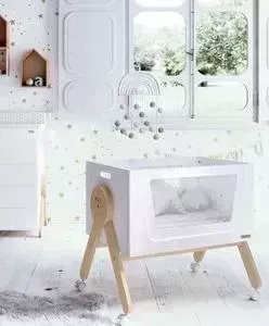 Колыбель Micuna Mini Swing МО-1864 white/waterwood