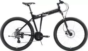 Велосипед STARK 19 Cobra 27.3 HD черный/белый 18"