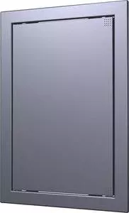 Люк-дверца EVECS ревизионная 218х418 с фланцем 196х396 ABS декоративный (Л2040 dark gray metal)