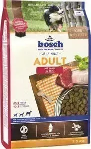 Сухой корм BOSCH Adult Lamb Race с ягнёнком и рисом для взрослых собак 3кг