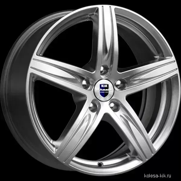 Диск автомобильный КиК Андорра 7.5X18/5X110 ET37 D65.1 дарк-платинум