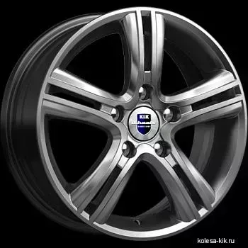 Диск автомобильный RAPID Борелли-оригинал 6.5X16/5X114.3 ET39 D60.1 дарк-платинум