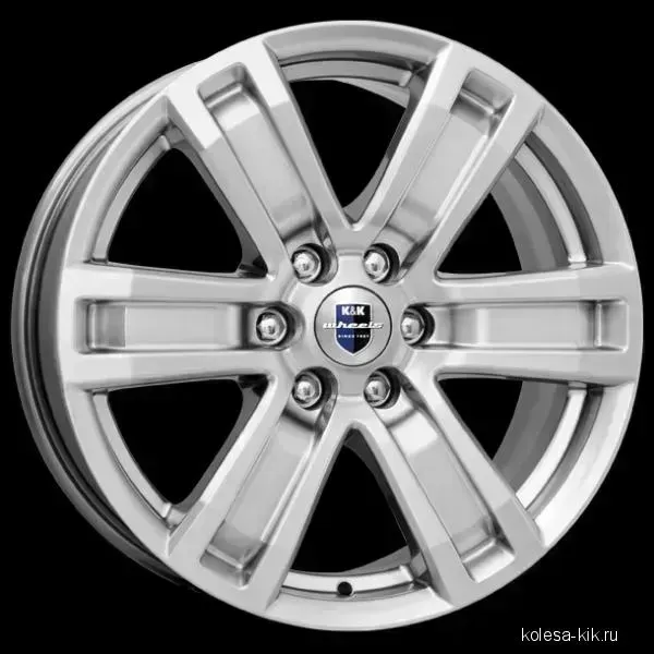 Диск автомобильный КиК R7-Рольф 7.5X17/6X114.3 ET30 D66.1 сильвер-А