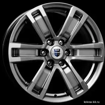 Диск автомобильный КиК R7-Рольф 7.5X17/6X114.3 ET30 D66.1 дарк-платинум