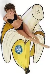 Покрывало BigMouth пляжное Banana