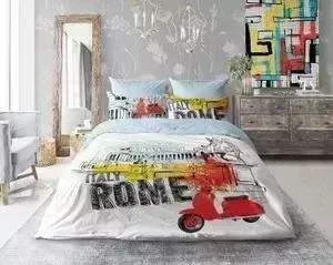 Комплект постельного белья Love me 1,5 сп Holliday in Rome (711536)