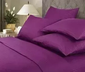 Комплект постельного белья Verossa Stripe Евро Violet (737993)