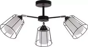 Люстра Imex подвесная MD.24380-3-S BK+CH 3*60Вт E27