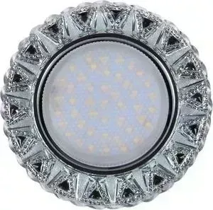 Светильник Imex IL.0028.1318 GX53+ 4W 4000K, встраиваемый ПОЛИКРИСТАЛЛ CH/CLEAR+BK