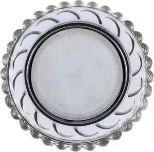Светильник Imex IL.0028.1815 GX53+ 4W 4000K, встраиваемый ПОЛИКРИСТАЛЛ CH/CLEAR+WH