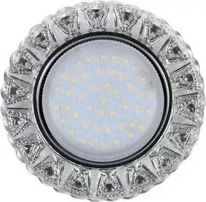 Светильник Imex IL.0028.1303 GX53+ 4W 4000K, встраиваемый ПОЛИКРИСТАЛЛ CH/CLEAR