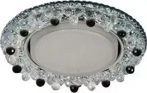 Светильник Imex IL.0028.0922 GX53+ 4W 4000K, встраиваемый ПОЛИКРИСТАЛЛ CH/CLEAR+GRAY