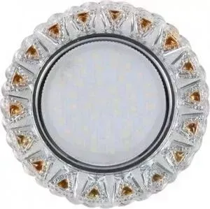 Светильник Imex IL.0028.1370 GX53+ 4W 4000K, встраиваемый ПОЛИКРИСТАЛЛ CH/CLEAR+GD