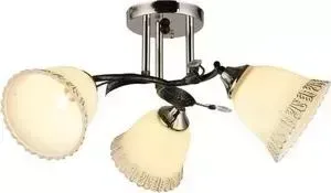 Люстра Imex потолочная MD.2876-3-S WENGE+CH 3*60Вт Е27