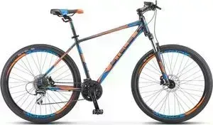Велосипед STELS Navigator-750 D 27.5 (V010) 17 синий/оранжевый