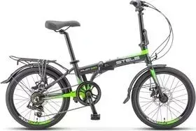 Велосипед STELS Pilot-630 MD 20 (V010) черный/зеленый