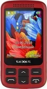 Мобильный телефон TeXet ный TM-501 красный