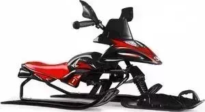 Снегокат Small Rider снегоход Scorpion SOLO, одна лыжа спереди (черный с красным)