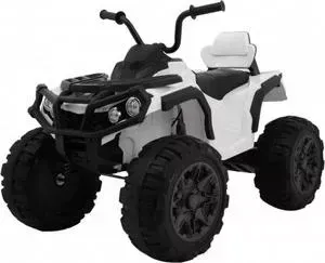 Детский квадроцикл BDM Grizzly ATV 4WD White 12V с пультом управления -