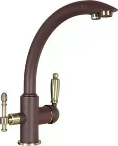 Смеситель для кухни Milacio Gracia шоколад, с фильтром (F6500.306)