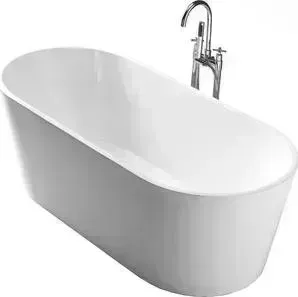 Акриловая ванна BELBANGO 1690x80 слив-перелив хром (BB202-1700-800)