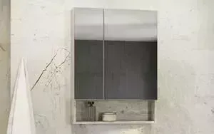 Зеркальный шкаф Comforty Парма 60 дуб дымчатый (4143488)