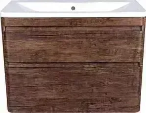 Тумба с раковиной Style line с Атлантика Люкс 90 старое дерево (2000949233017, 2000949233062)