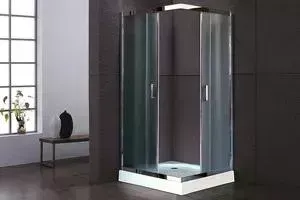 Душевой угололок Royal Bath HP 90x90 рифленый, хром (RB90HP-C-CH)