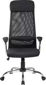 Кресло офисное Riva Chair RCH 8206HX черная сетка /ткань черная