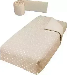 Покрывало Micuna и бортик Набор Galaxy +бортик 140*70 ТХ-1732 galaxy beige