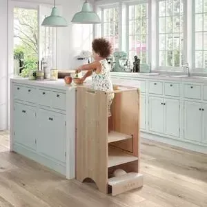 Стул Micuna подставка Trotta MONT-1872 waterwood/white