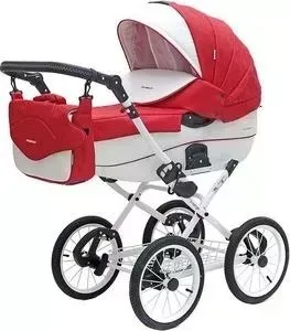 Коляска Riko BRUNO ECCO Prestige 20 красный-белый