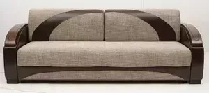 Диван Галактика Паркер Д3 mercury dark brown, alba beige