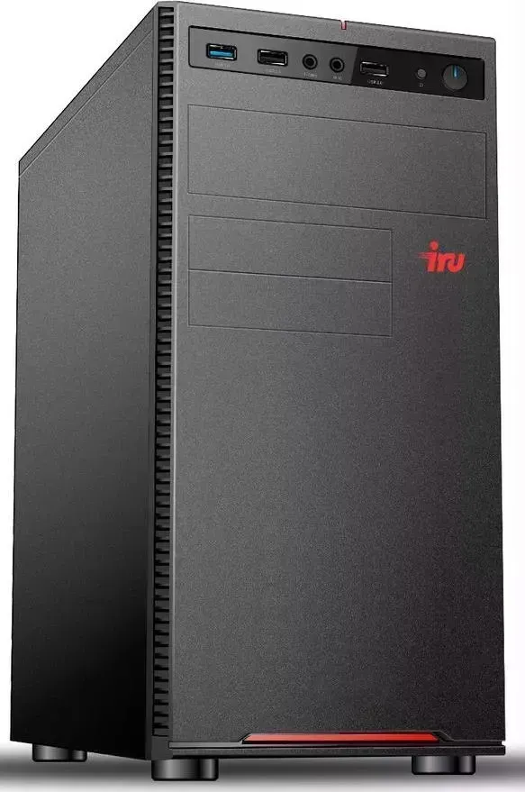 Компьютер IRU Home 223 AMD Ryzen 3 1200, DDR4 8Гб, 1000Гб, NVIDIA GeForce GTX 1050Ti - 4096 Мб, Free DOS, черный [1063300]