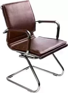 Кресло офисное БЮРОКРАТ CH-993-Low-V/Brown низкая спинка коричневый искусственная кожа