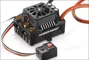 Бесколлекторный бессенсорный влагозащищенный регулятор HobbyWing EZRUN MAX8 V3 для шот-корс, багги, монстров - HW-EZRUN-MAX8-V3-TRX-PLUG