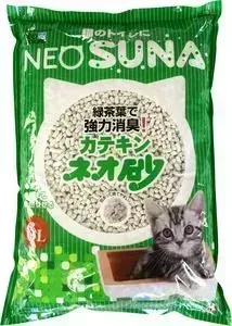 Наполнитель Neo Loo Life Neo Suna комкующийся с экстрактом зеленого чая для кошек 6л