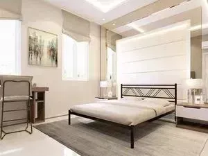 Кровать СТИЛЛМЕТ Аркон желтый 180x200