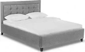 Кровать Woodville двуспальная Ameli 160х200 grey