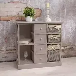 Комод EcoDesign с семью ящиками HX15-310SN серый