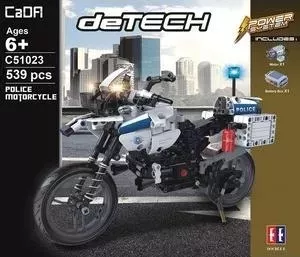 Конструктор Cada deTech полицейский мотоцикл (539 деталей)