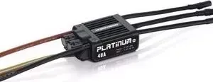 Бесколлекторный регулятор HobbyWing Platinum LV 40A V4 для авиа моделей - HW-PLATINUM-40A-V4