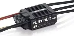 Бесколлекторный регулятор HobbyWing Platinum LV 60A V4 для авиа моделей - HW-PLATINUM-60A-V4