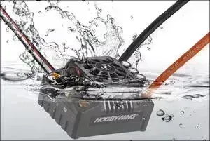 Бесколлекторный бессенсорный влагозащищенный регулятор HobbyWing EZRUN MAX8 V3 для шот-корс, багги, монстров масштаба 1/8 - HW-EZRUN-MAX8-V3-T-PLUG