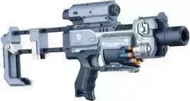 Пистолет Zecong Toys с мягкими пулями и фонариком на батарейках "BlazeStorm" - ZC7083