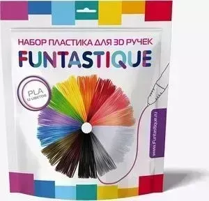 Пластик для 3D ручек Funtastique PLA-PEN-12, 12 цветов