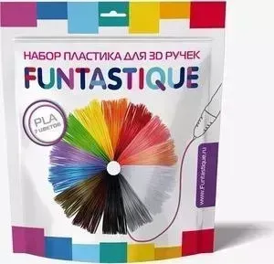 Пластик для 3D ручек Funtastique PLA-PEN-7, 7 цветов