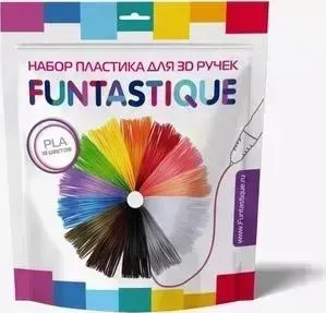 Пластик для 3D ручек Funtastique PLA-PEN-10, 10 цветов