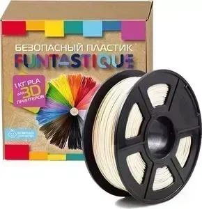 Пластик в катушке для 3D принтера Funtastique PLA-1KG-IV слоновая кость