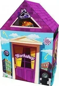 Домик палатка Small Rider с матрасиком влагостойкий с ковриком House (гараж синий)